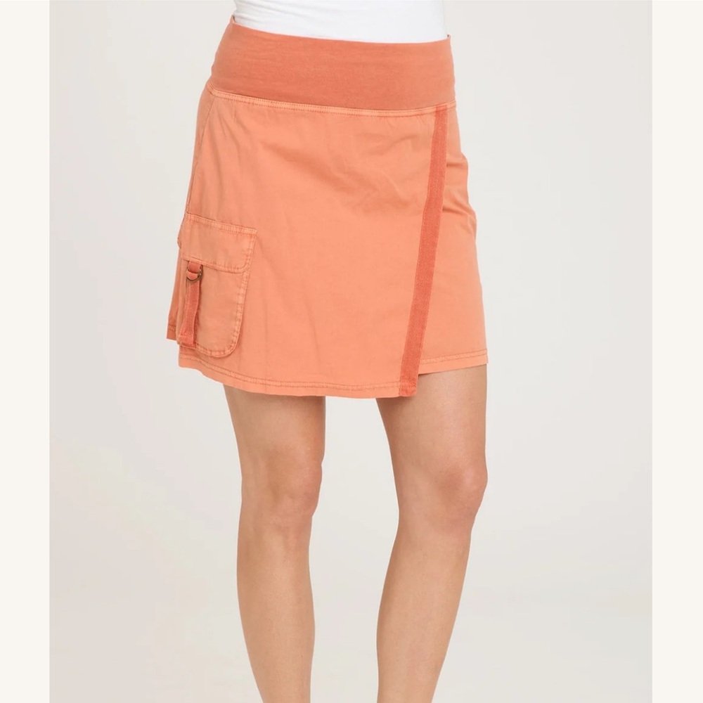XCVI Noriko Wrap Skirt in Orange